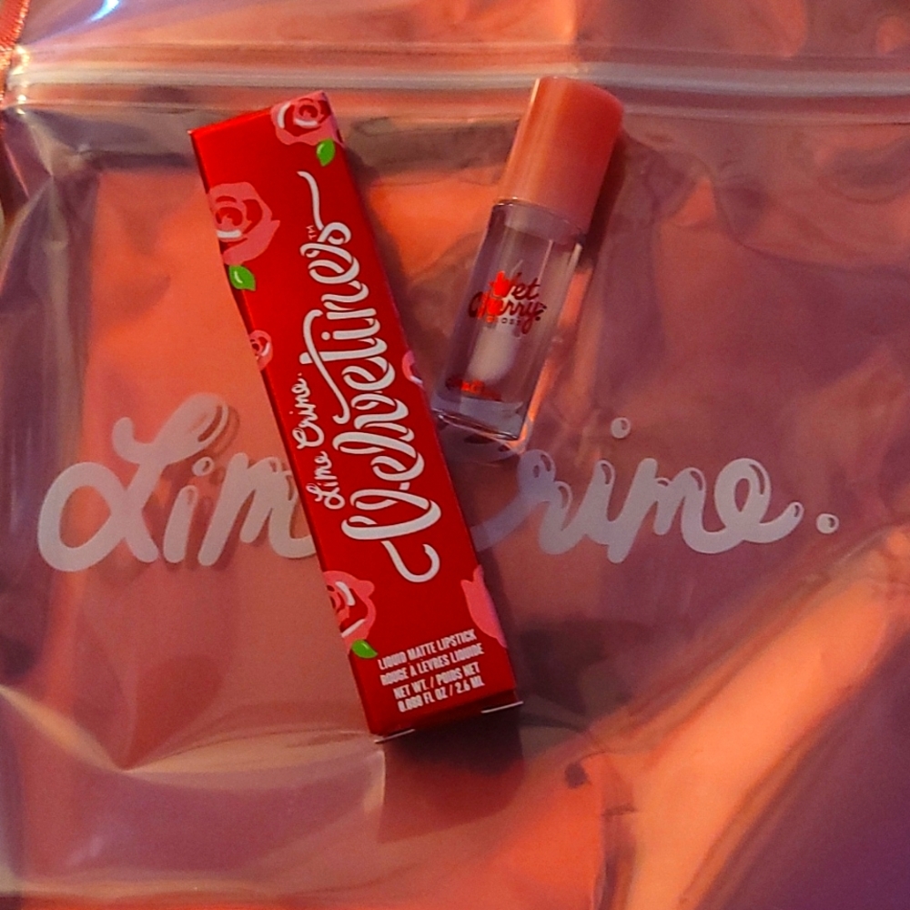 NIB Full size Lime Crime liquid lipstick and mini gloss